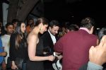 Karisma Kapoor, Randhir Kapoor, Kareena Kapoor, Saif Ali Khan snapped at Randhir Kapoor Birthday Dinner in Mumbai on 15th Feb 2015